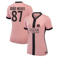 Paris Saint-Germain Joao Neves #87 Tredje Tröja Kvinnor 2024-25 Korta ärmar